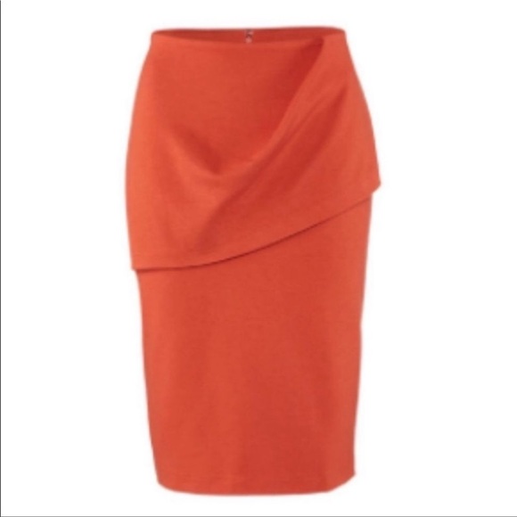 CAbi Overlay Pencil Skirt in Tumeric new without tag - Picture 2 of 11